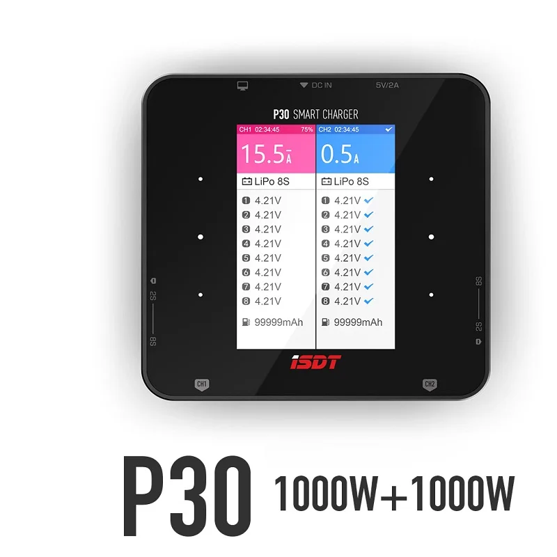 ISDT P30 Dual Channel Smart Ba - Drone Racing Charger recension och pris