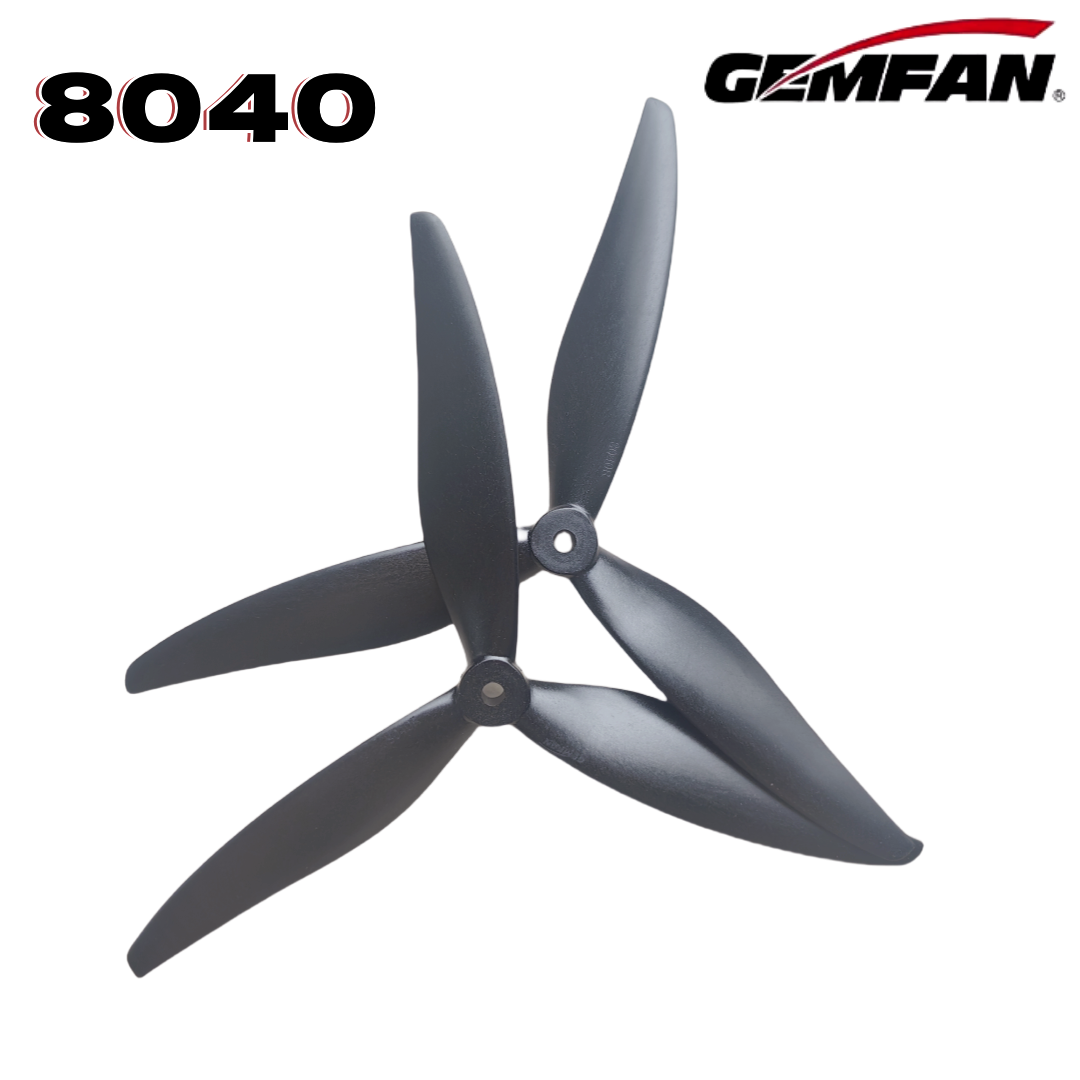 Gemfan 8040 8X4X3 3-blade 8-in - Drone Racing Propeller recension och pris
